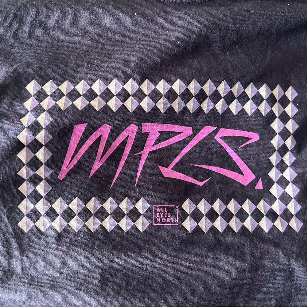 Black Tee with Pink Graphic "MPLS"
